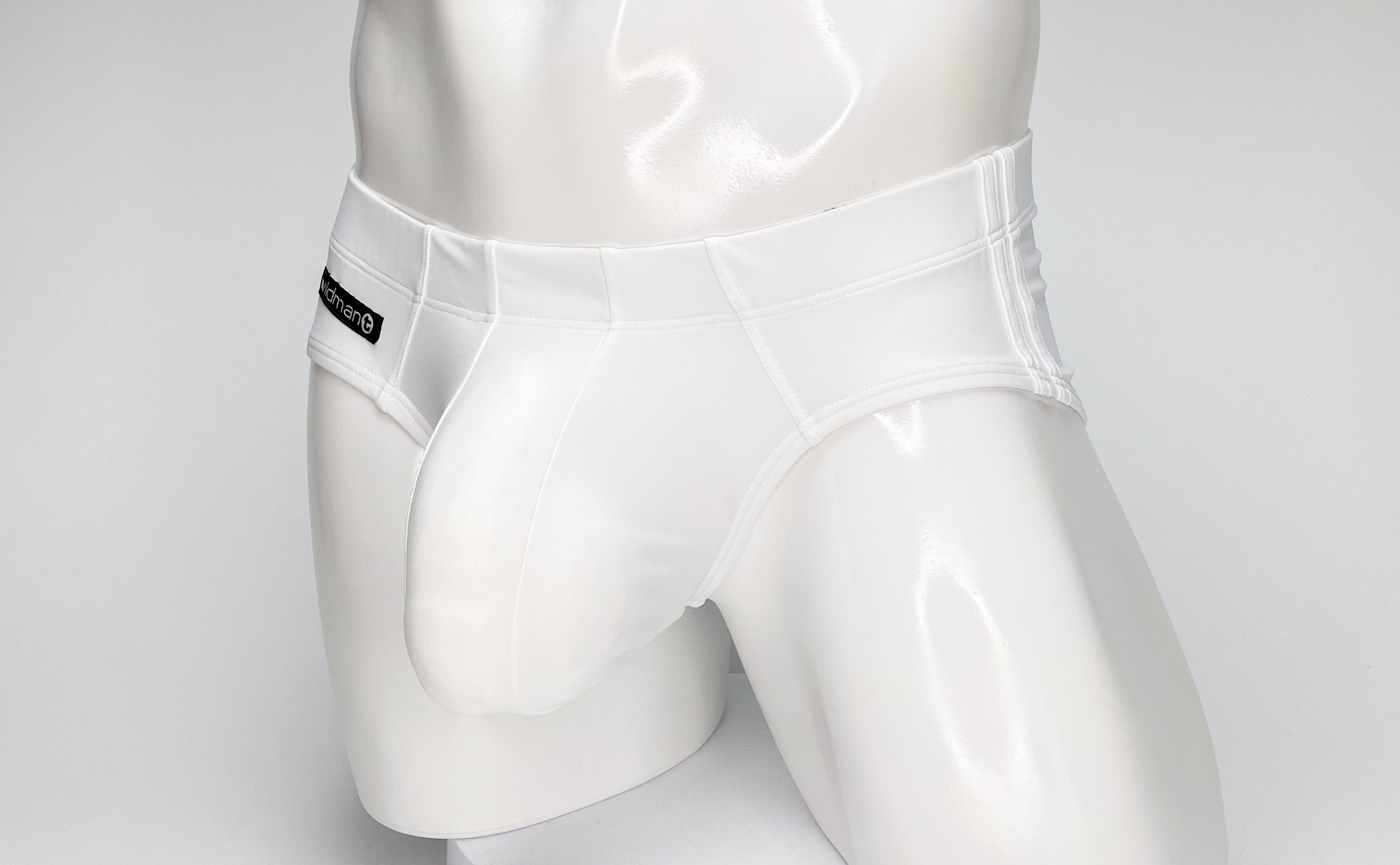 WildmanT Big Boy Pouch Swim Brief White - DealByEthan.gay