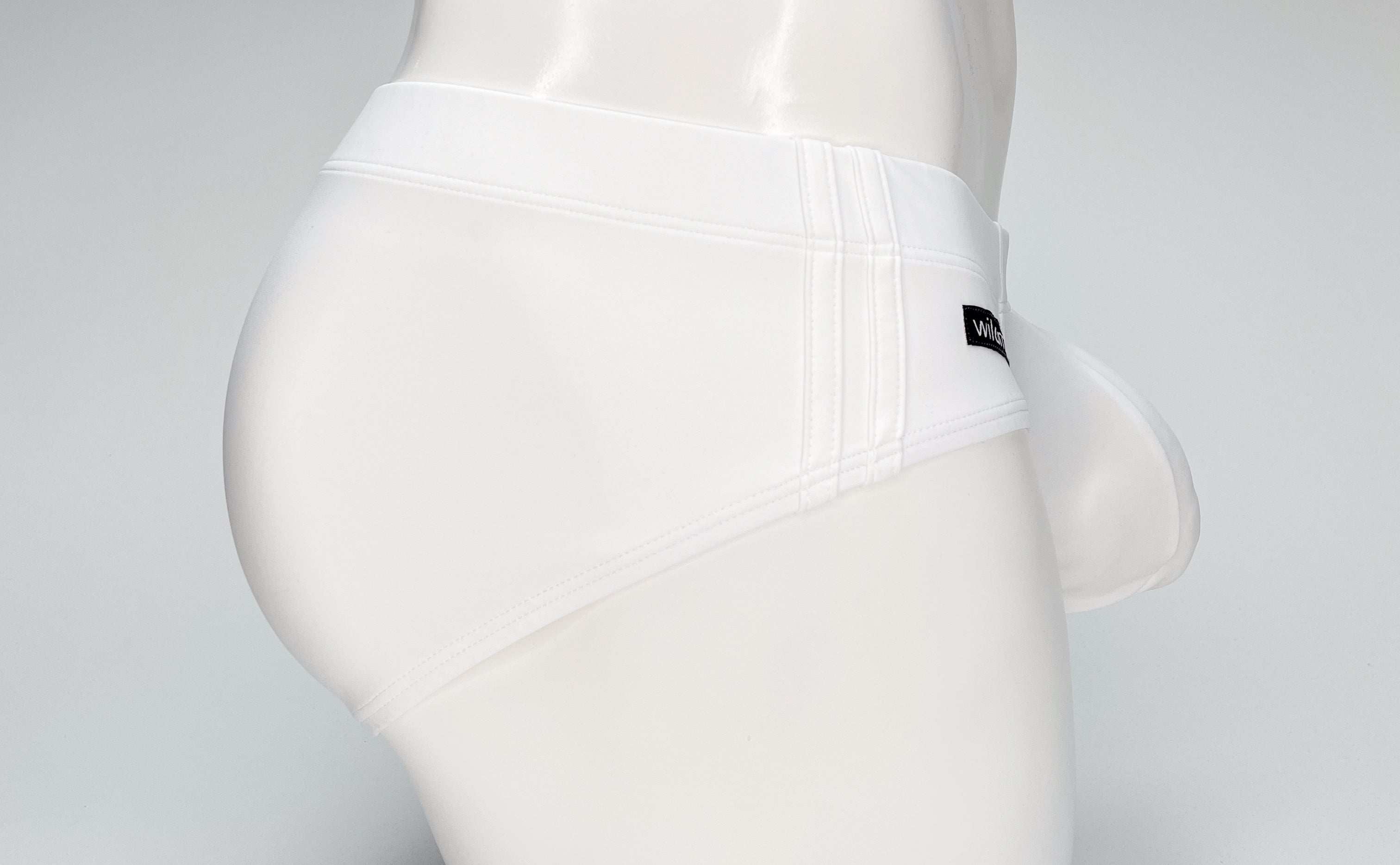 WildmanT Big Boy Pouch Swim Brief White - DealByEthan.gay