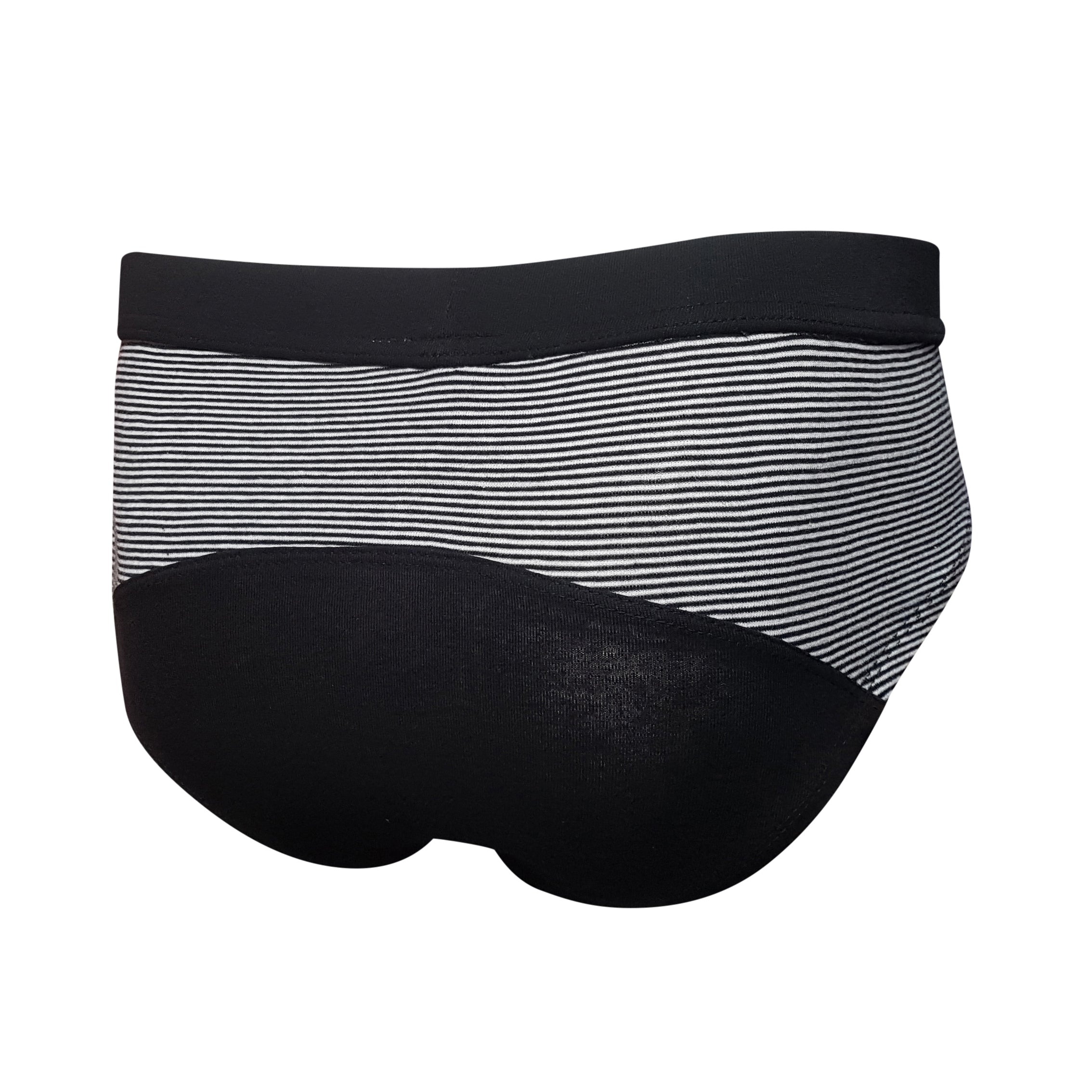 TARTARUS STRIPED COTTON BRIEF