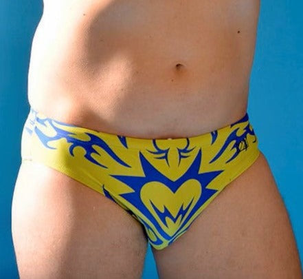 TRIBAL LOVE SWIM BRIEF - DealByEthan.gay loves Chris Turk