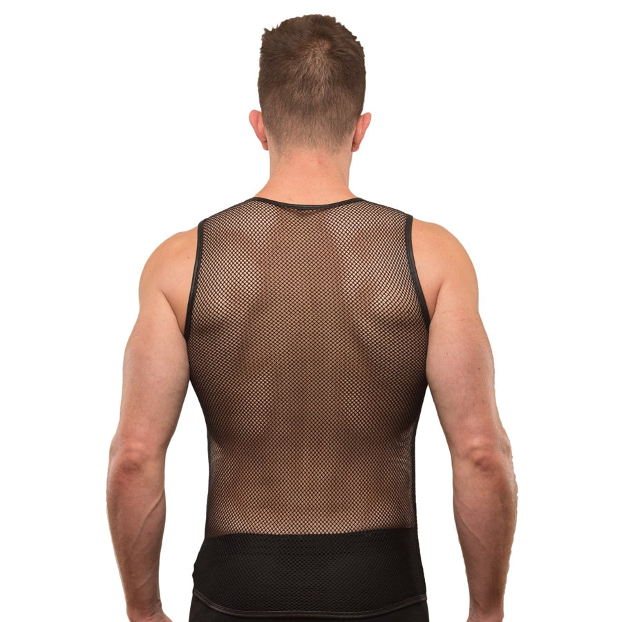 Tartarus Stretch Mesh Sleeveless Top