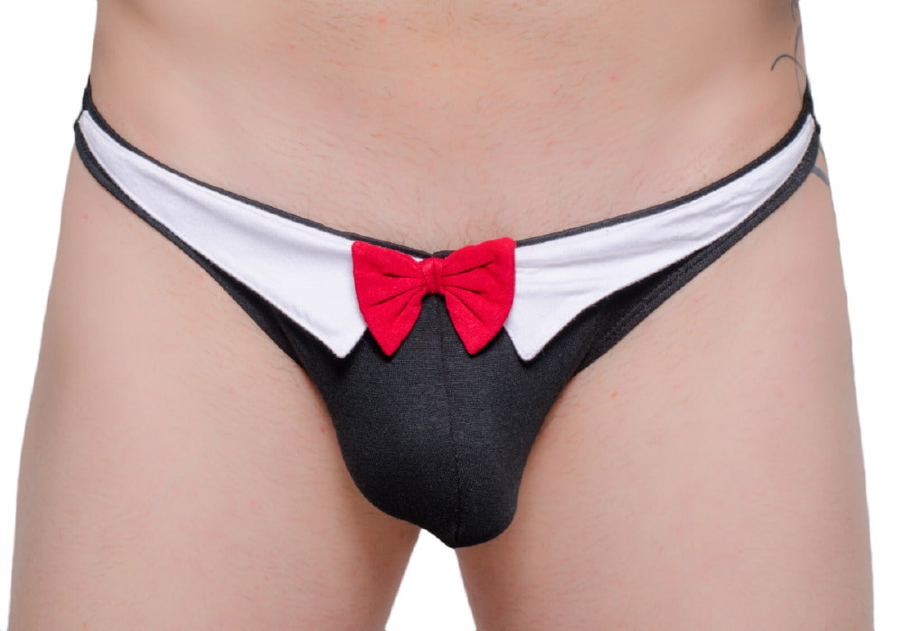 Conjunto de tanga y esmoquin Tartarus