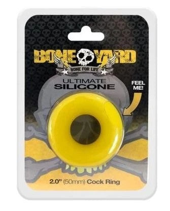 ULTIMATE SILICONE RING - YELLOW - DealByEthan.gay loves Bone Yard