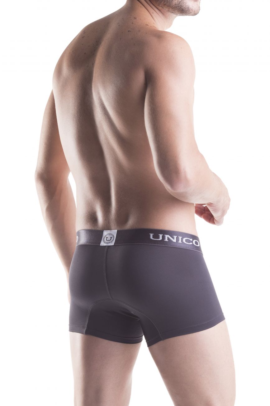 Unico 1200080396 (1212010010696) Boxer Briefs Asfalto Microfiber Color Gray - DealByEthan.gay loves Unico