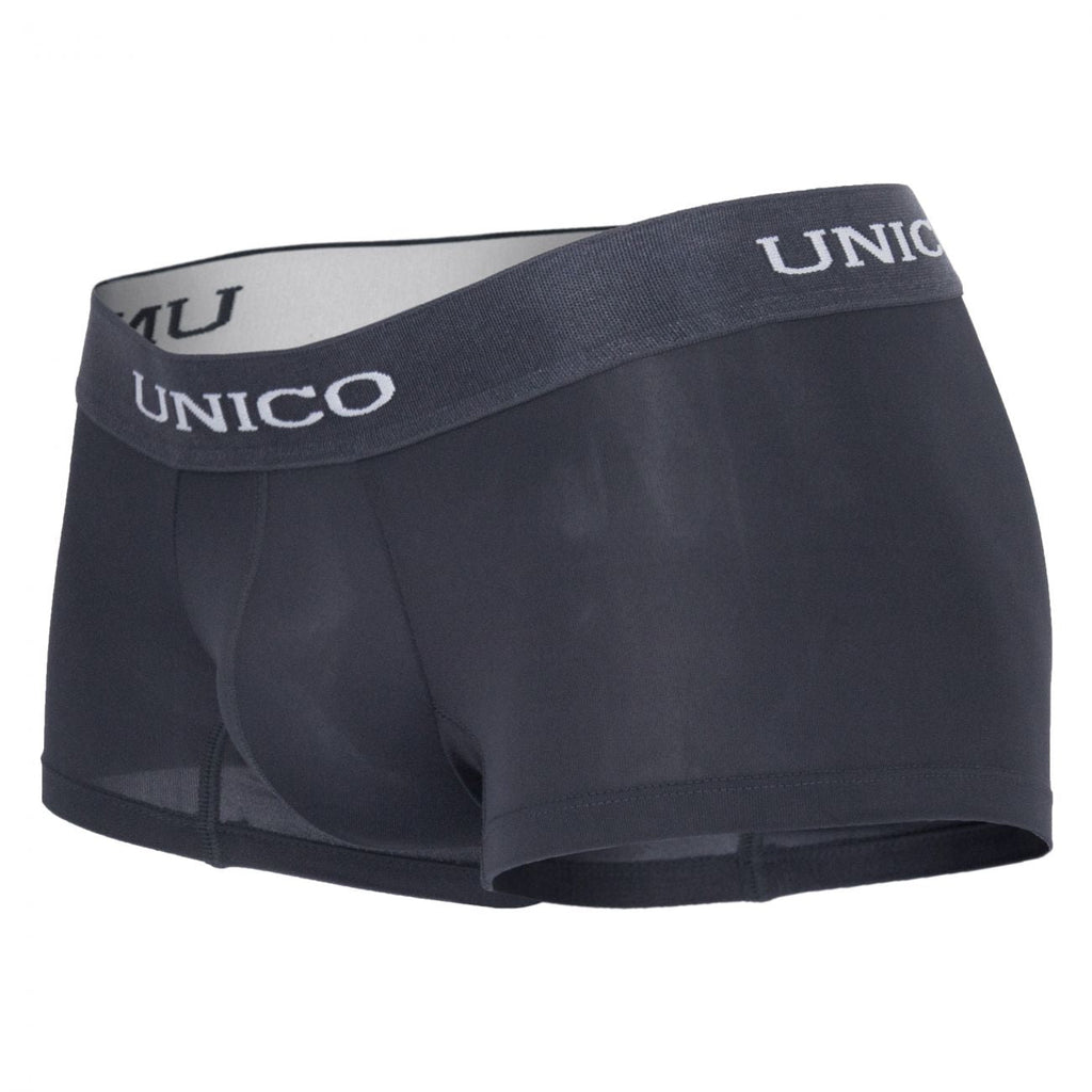 Unico 1200080396 (1212010010696) Boxer Briefs Asfalto Microfiber Color Gray - DealByEthan.gay loves Unico