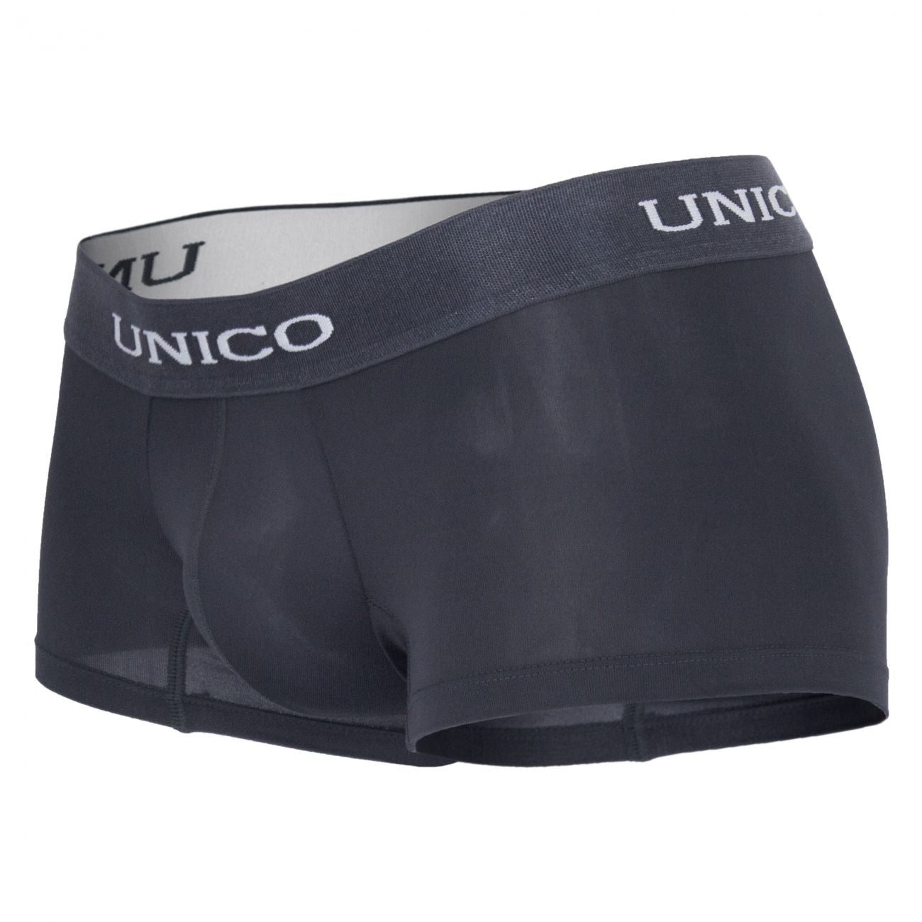 Unico 1200080396 (1212010010696) Boxer Briefs Asfalto Microfiber Color Gray - DealByEthan.gay loves Unico