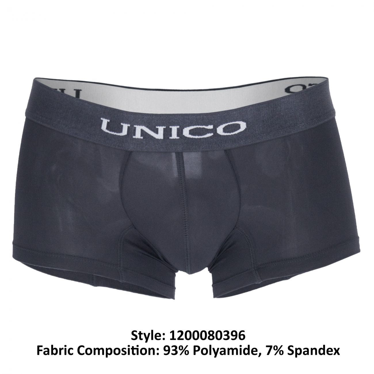 Unico 1200080396 (1212010010696) Boxer Briefs Asfalto Microfiber Color Gray - DealByEthan.gay loves Unico