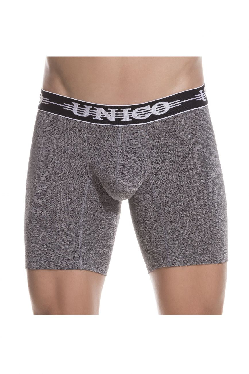 Unico 1802010021194 Boxer Briefs Self Color Gray - DealByEthan.gay loves Unico