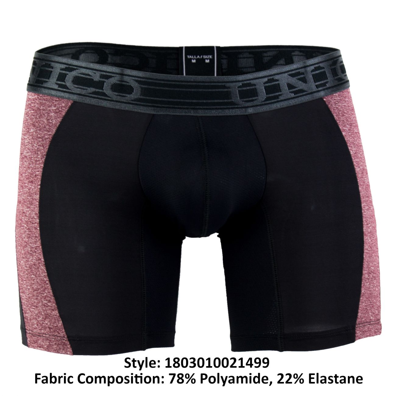 Unico 1803010021499 Boxer Briefs Return Color Black - DealByEthan.gay loves Unico