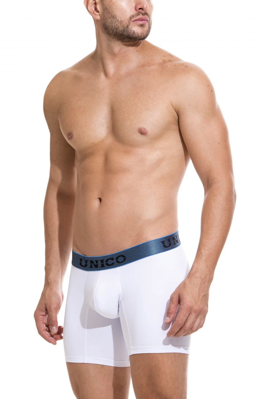 Unico 1901010021600 Boxer Briefs Imagine Color White - DealByEthan.gay loves Unico