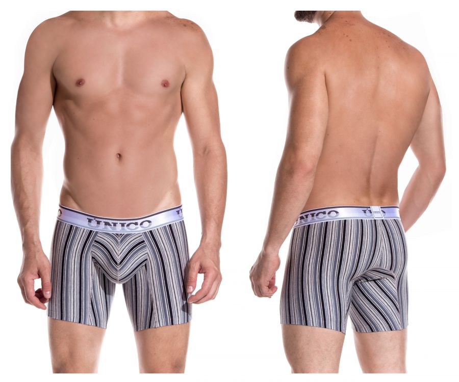 Unico 1902010020465 Boxer Briefs Mind Art Color Black-White - DealByEthan.gay loves Unico