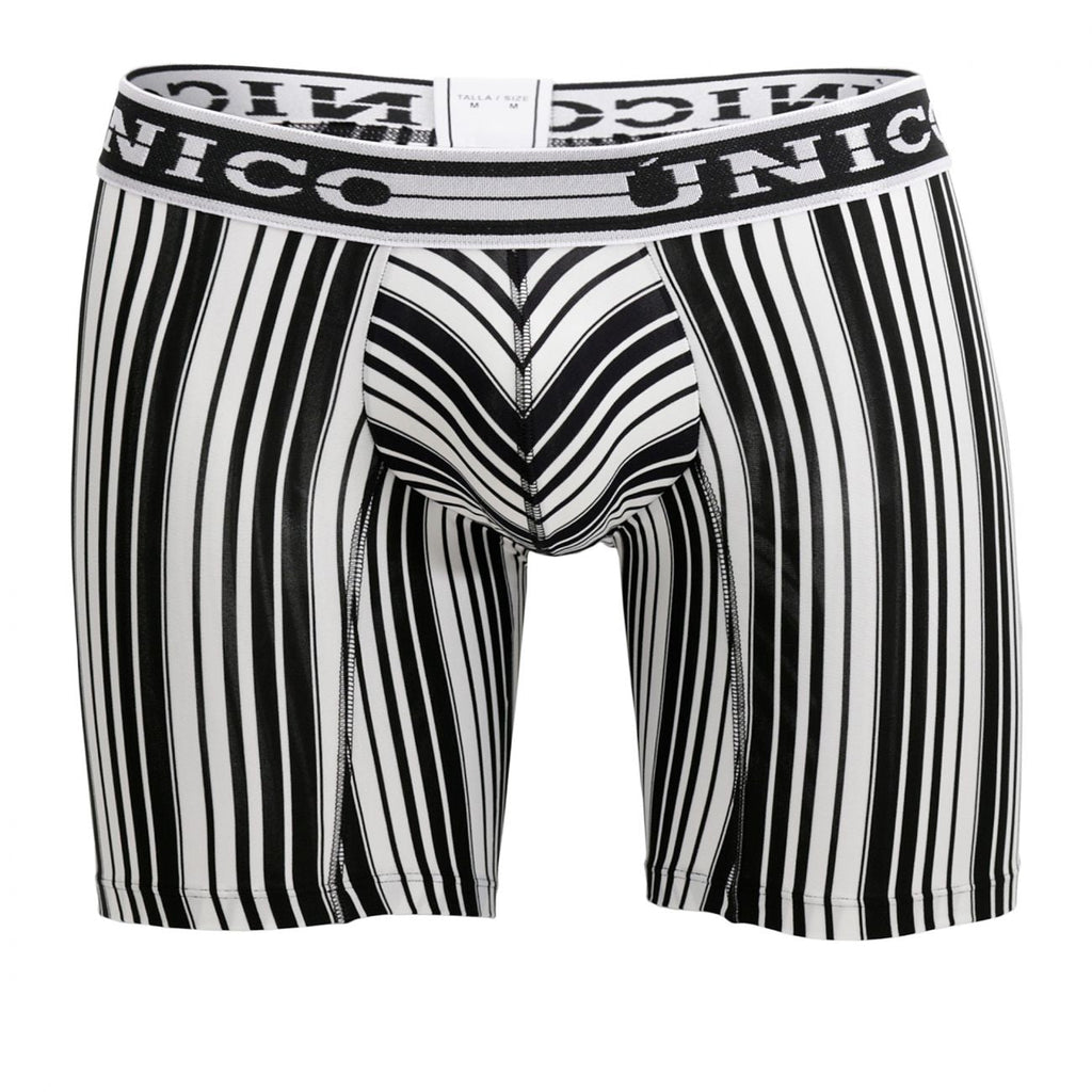 Unico 1902010022552 Boxer Briefs Crossbreed Color Black-White - DealByEthan.gay loves Unico