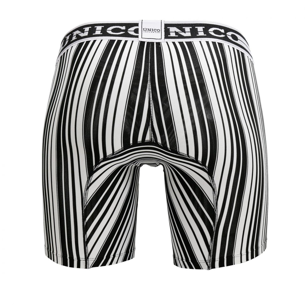 Unico 1902010022552 Boxer Briefs Crossbreed Color Black-White - DealByEthan.gay loves Unico