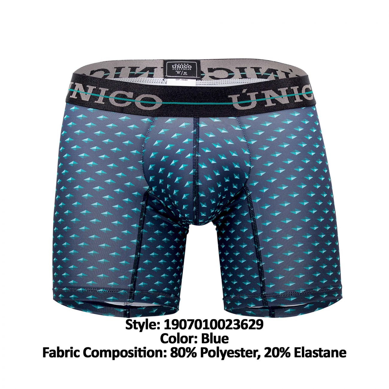 Unico 1907010023629 Boxer Briefs Agata Color Blue - DealByEthan.gay loves Unico