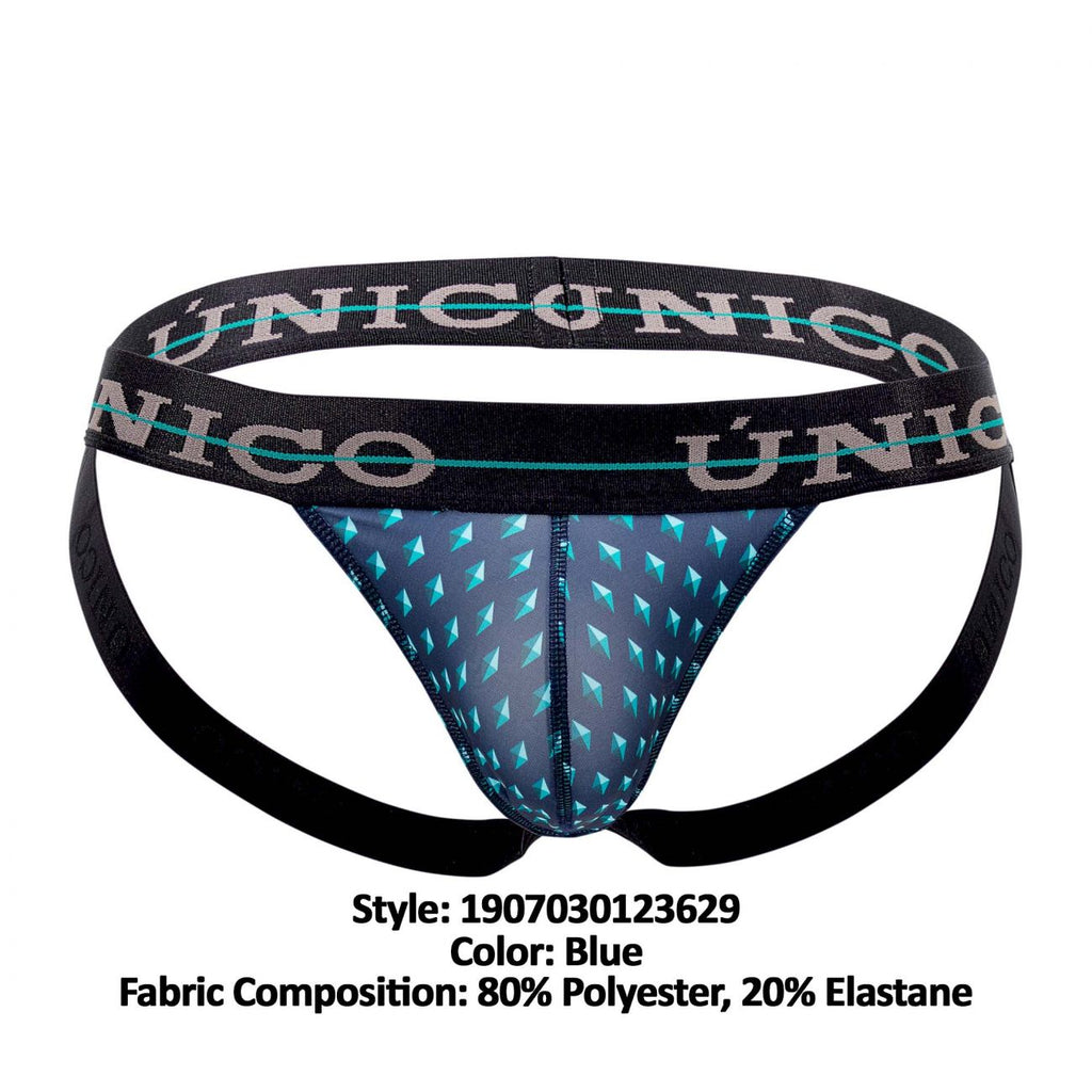 Unico 1907030123629 Jockstrap Agata Color Blue - DealByEthan.gay loves Unico