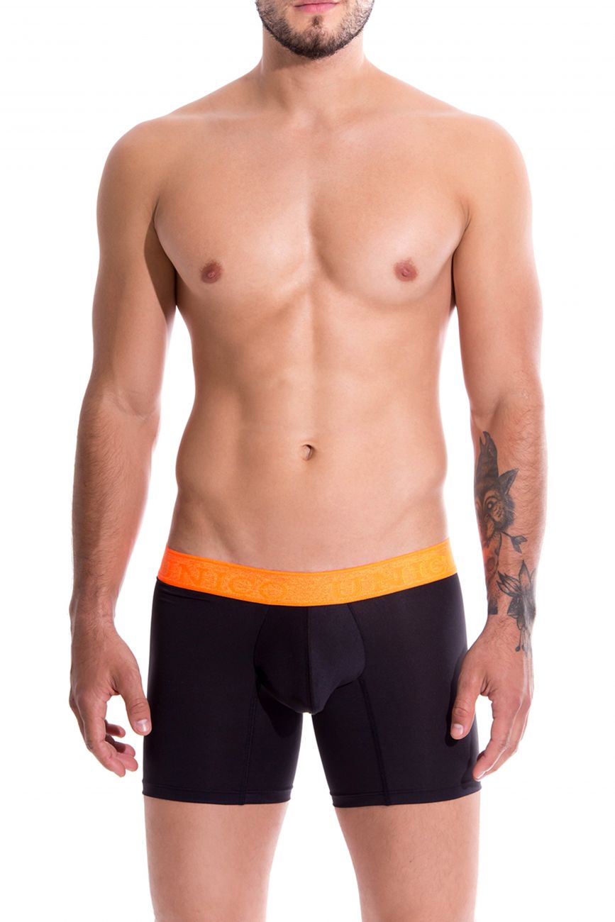 Unico 19160100214 COLORS Vigoroso Boxer Briefs Color 99-Black - DealByEthan.gay loves Unico