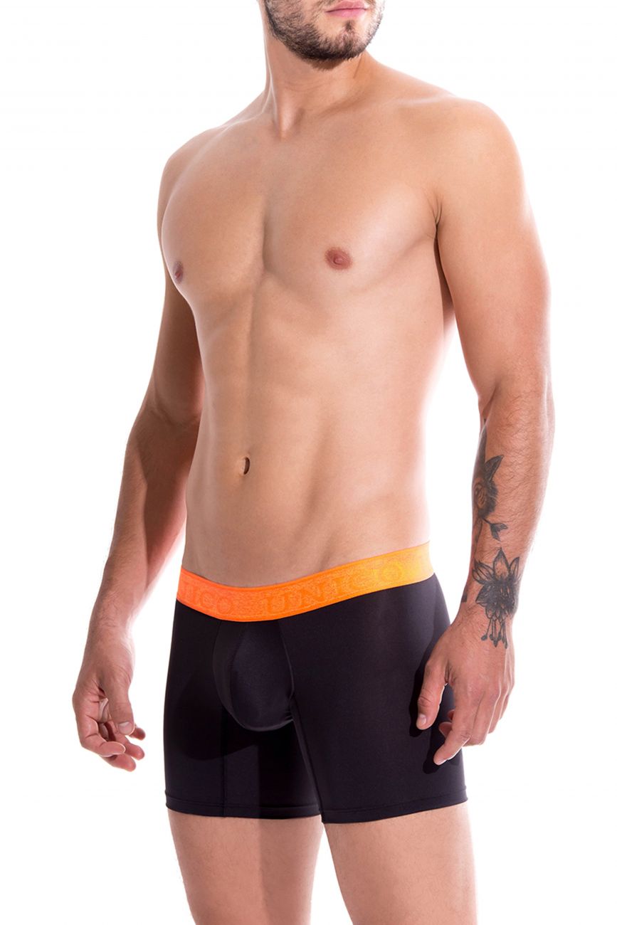 Unico 19160100214 COLORS Vigoroso Boxer Briefs Color 99-Black - DealByEthan.gay loves Unico