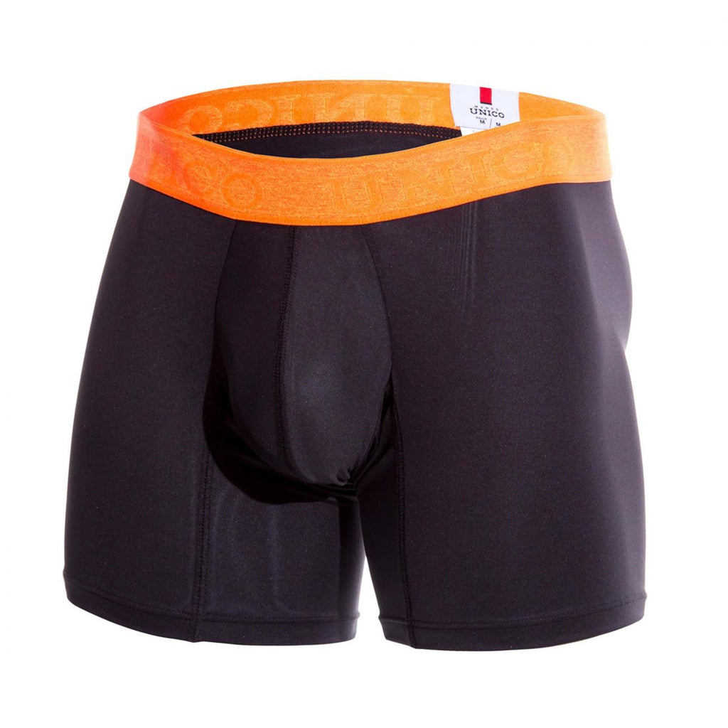 Unico 19160100214 COLORS Vigoroso Boxer Briefs Color 99-Black - DealByEthan.gay loves Unico
