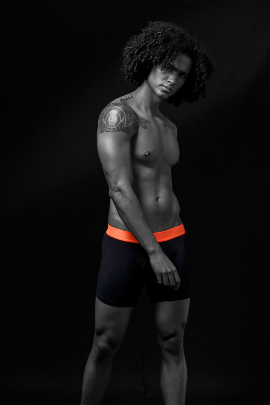Unico 19160100214 COLORS Vigoroso Boxer Briefs Color 99-Black - DealByEthan.gay loves Unico