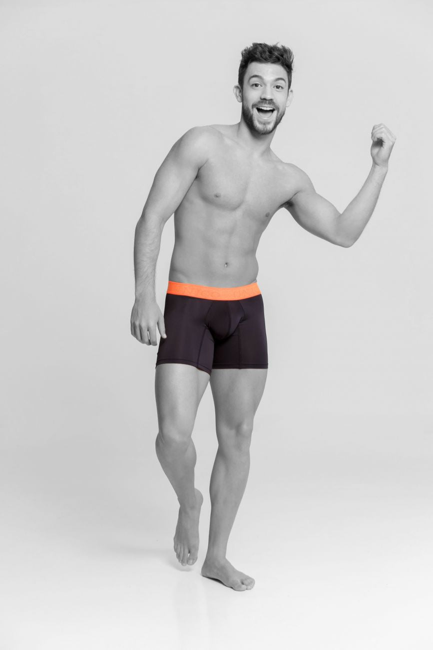 Unico 19160100214 COLORS Vigoroso Boxer Briefs Color 99-Black - DealByEthan.gay loves Unico