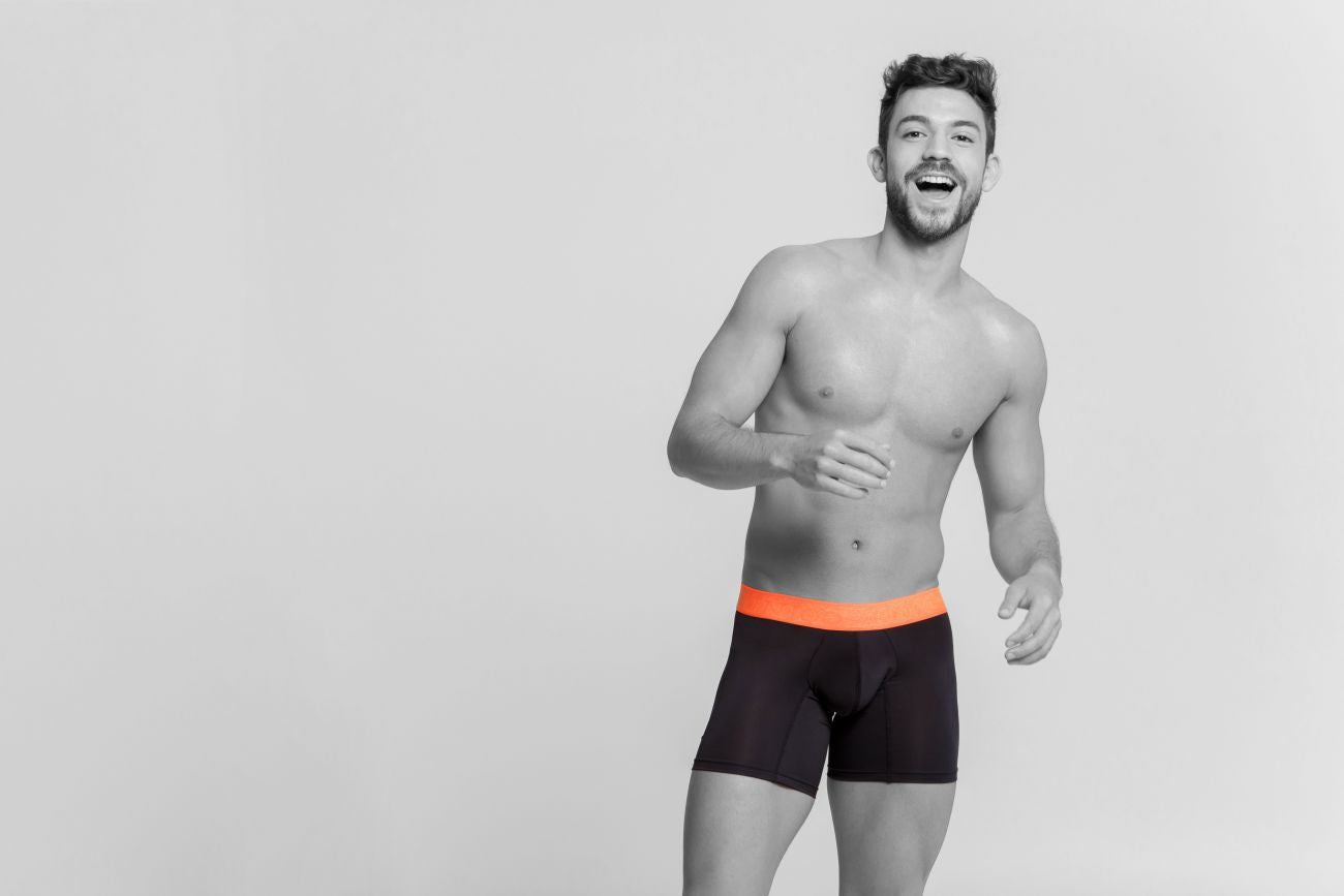 Unico 19160100214 COLORS Vigoroso Boxer Briefs Color 99-Black - DealByEthan.gay loves Unico