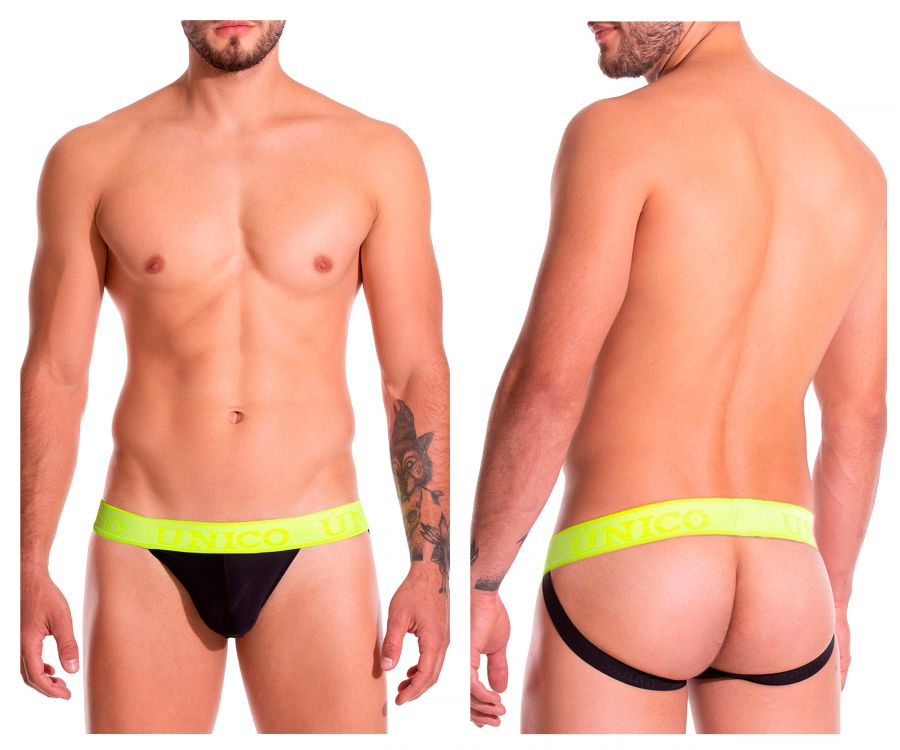 Unico 19160301212 COLORS Corriente Jockstrap Color 99-Black - DealByEthan.gay loves Unico