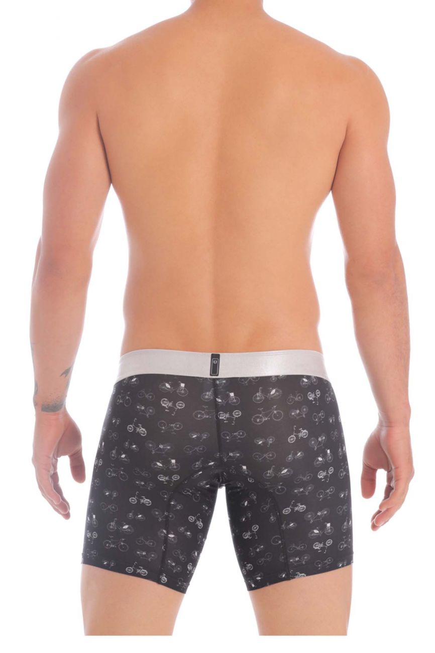 Unico 20070100232 Velocipede Boxer Briefs Color 90-Black - DealByEthan.gay loves Unico