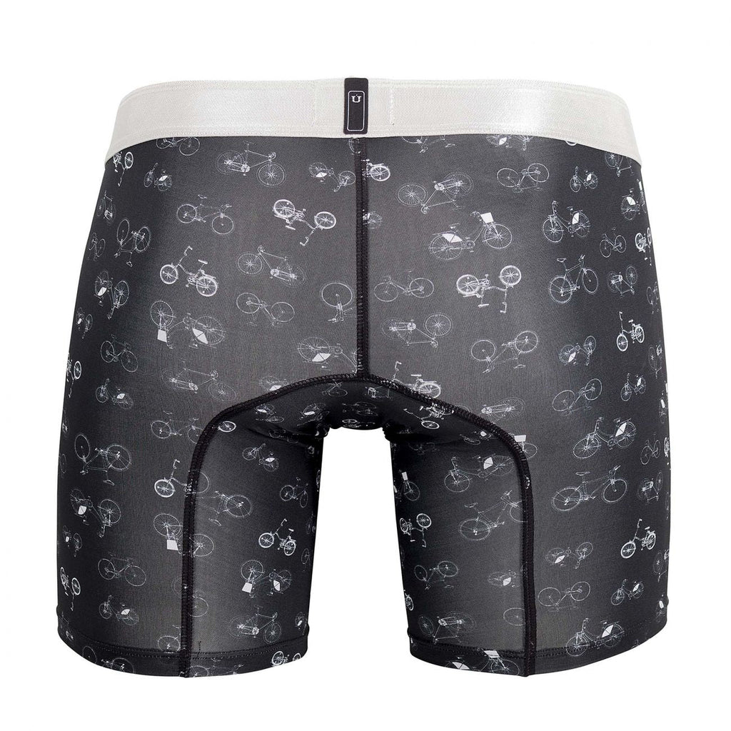 Unico 20070100232 Velocipede Boxer Briefs Color 90-Black - DealByEthan.gay loves Unico