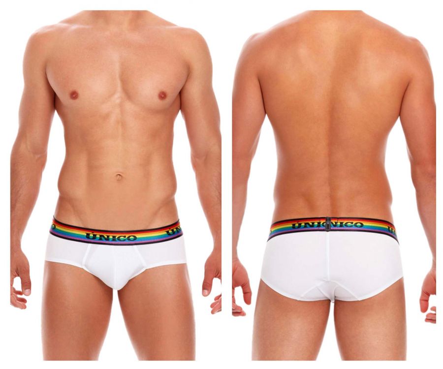 Unico 21050201101 Love Wins Briefs Color 00-White - DealByEthan.gay loves Unico