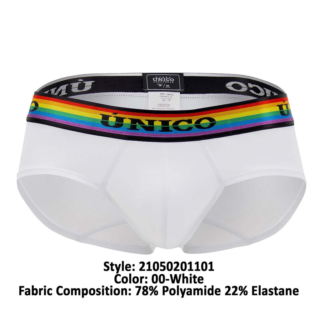 Unico 21050201101 Love Wins Briefs Color 00-White - DealByEthan.gay loves Unico