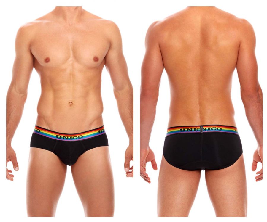 Unico 21050201102 Love Wins Briefs Color 99-Black - DealByEthan.gay loves Unico