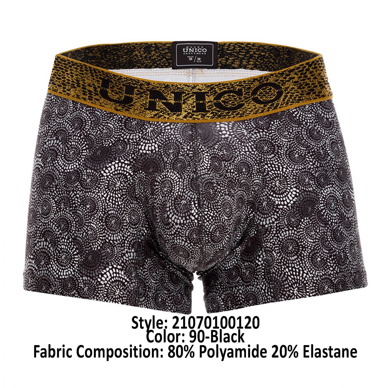 Unico 21070100120 Accent Trunks Color 90-Black - DealByEthan.gay loves Unico