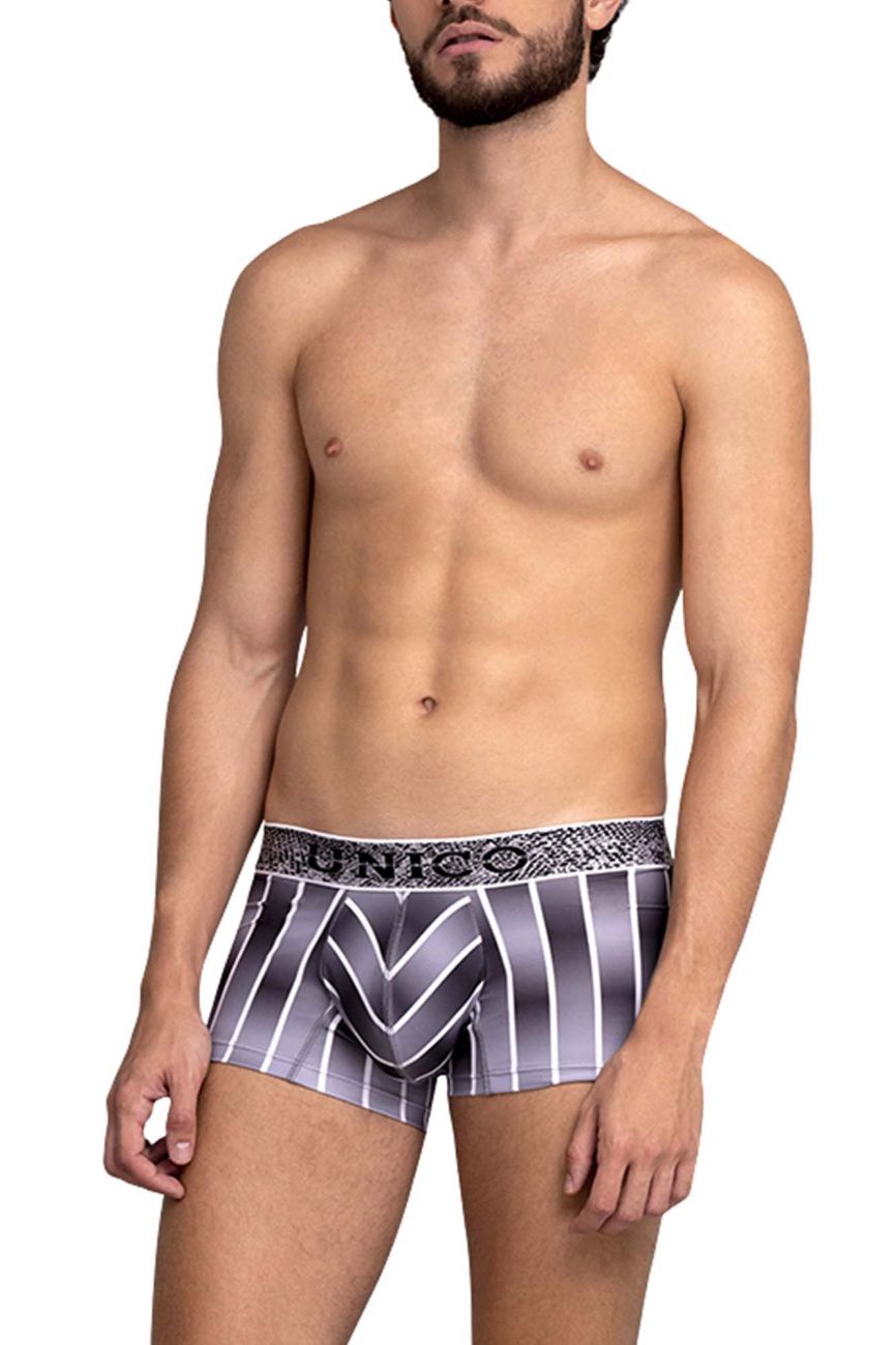 Unico 21070100121 Stripy Trunks Color 63-Gray - DealByEthan.gay loves Unico