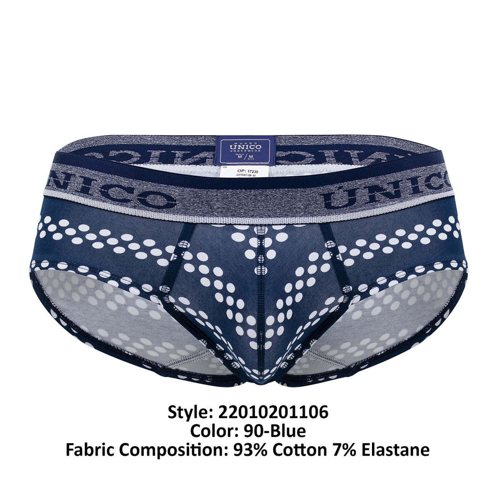 Unico 22010201106 Cristales Briefs Color 90-Blue - DealByEthan.gay loves Unico