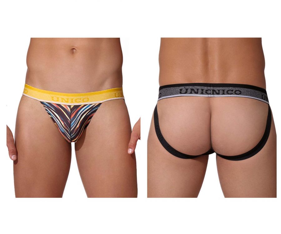 Unico 22020301203 Fragmentado Jockstrap Color 63-Printed - DealByEthan.gay loves Unico