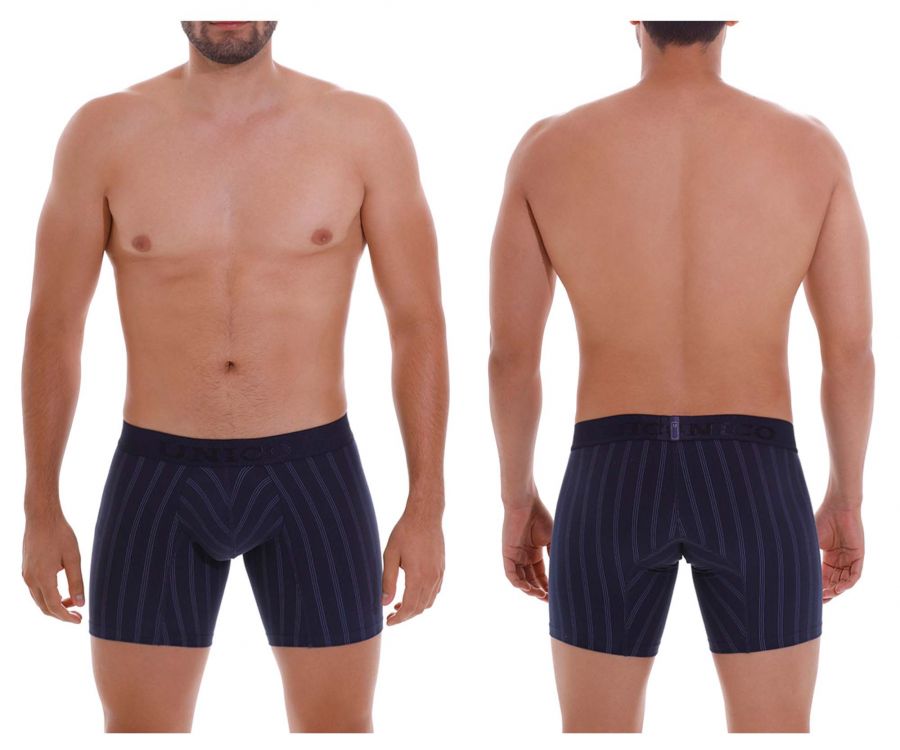 Unico 22100100203 Senda Boxer Briefs Color 82-Dark Blue - DealByEthan.gay loves Unico