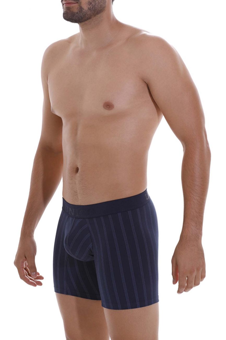 Unico 22100100203 Senda Boxer Briefs Color 82-Dark Blue - DealByEthan.gay loves Unico