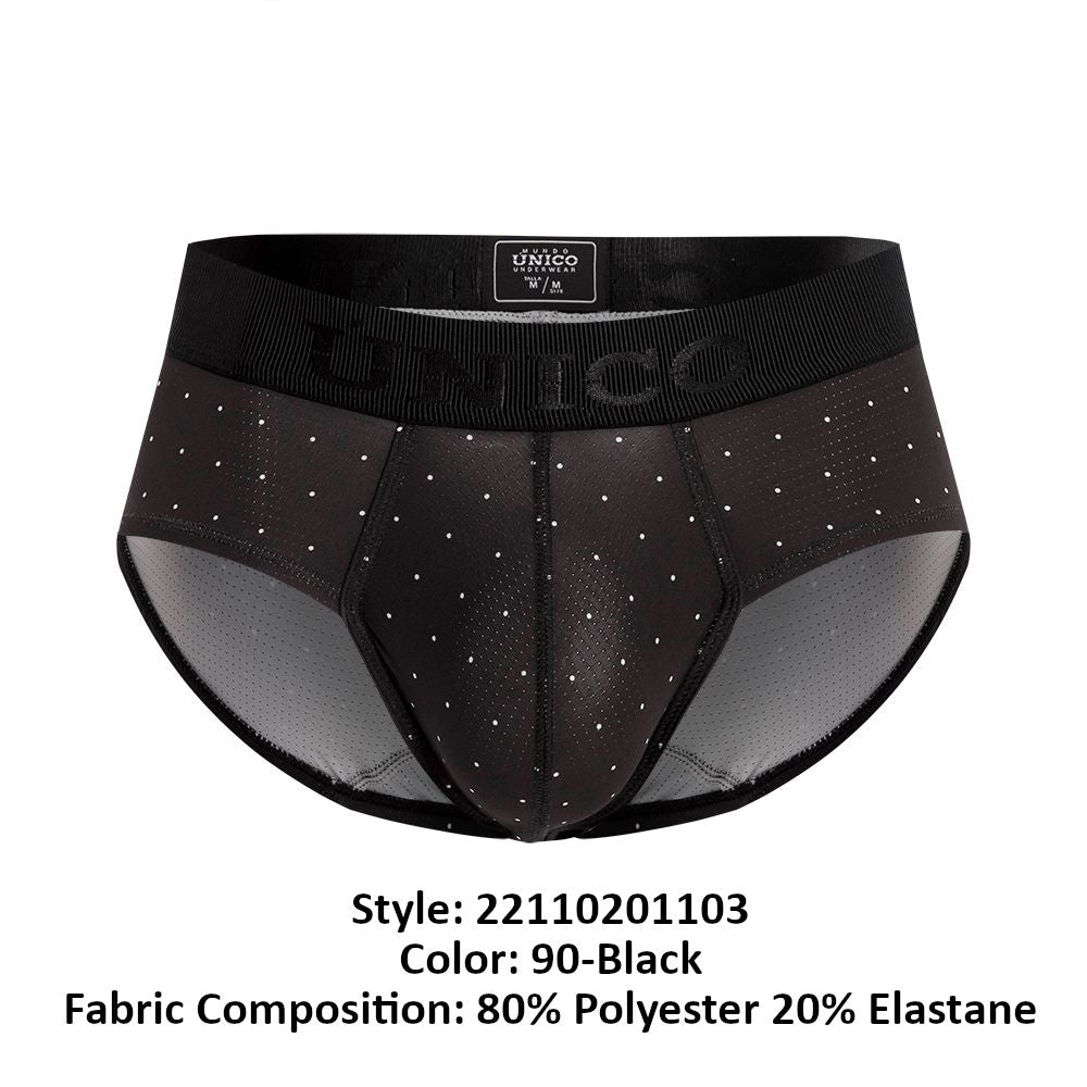 Unico 22110201103 Astros Briefs Color 90-Black - DealByEthan.gay loves Unico