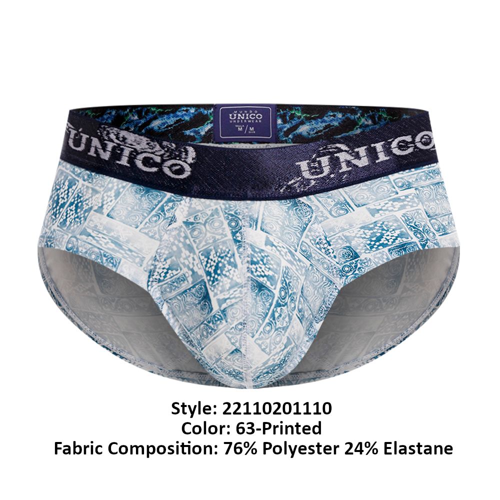 Unico 22110201110 Marroqui Briefs Color 63-Printed - DealByEthan.gay loves Unico