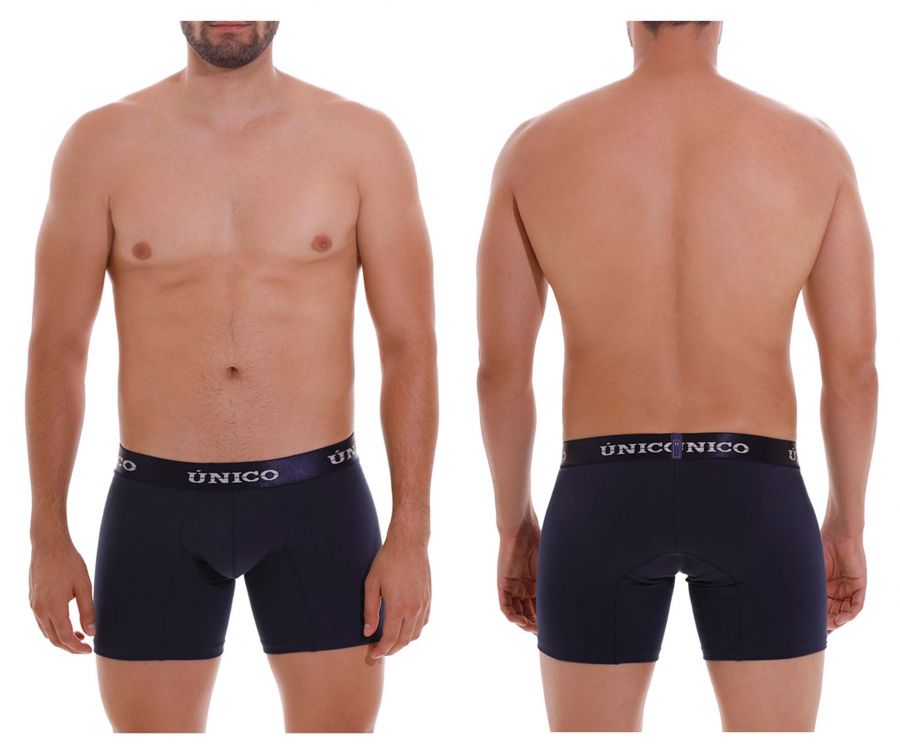 Unico 22120100202 Profundo A22 Boxer Briefs Color 82-Dark Blue - DealByEthan.gay loves Unico