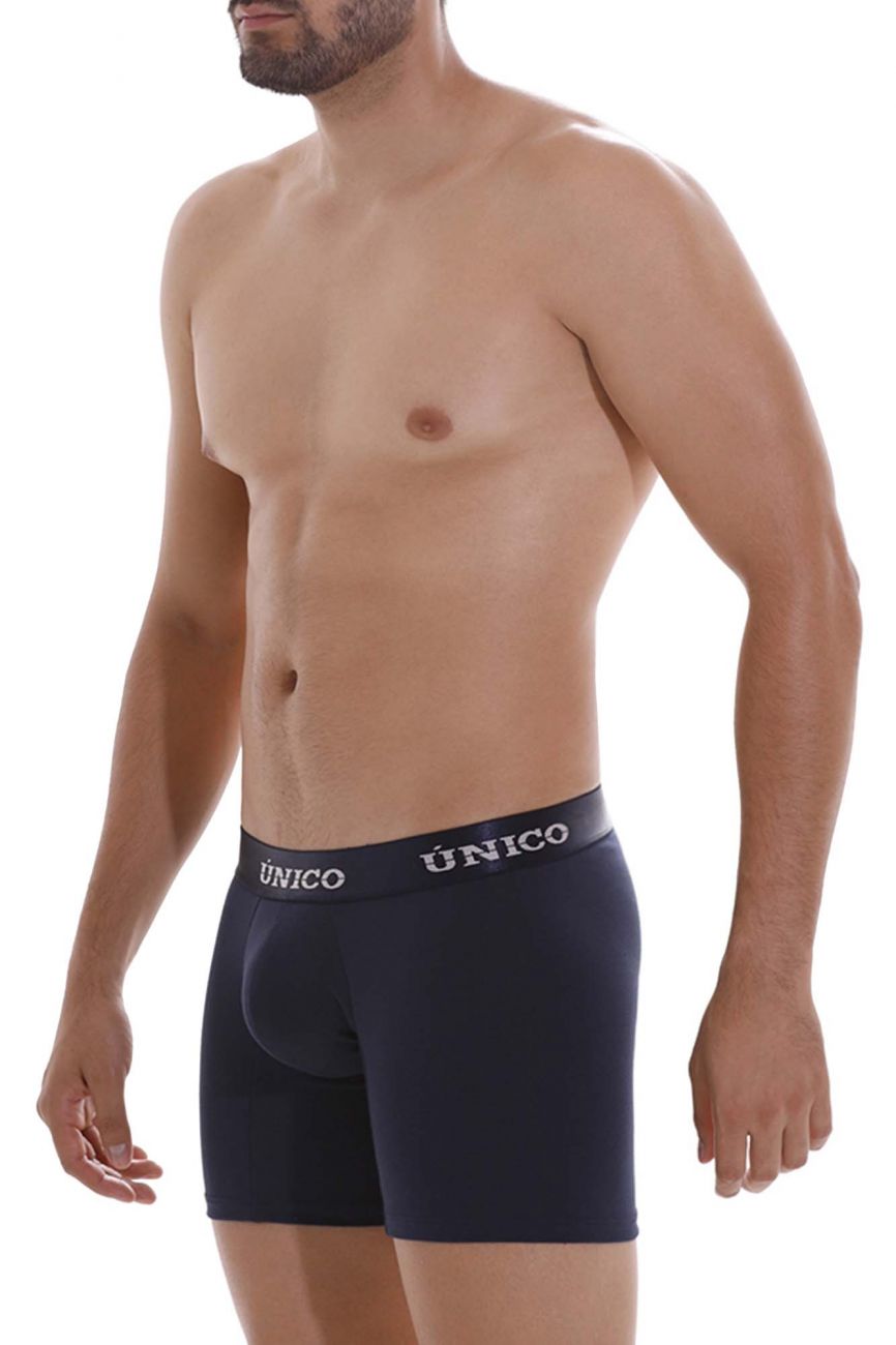Unico 22120100202 Profundo A22 Boxer Briefs Color 82-Dark Blue - DealByEthan.gay loves Unico