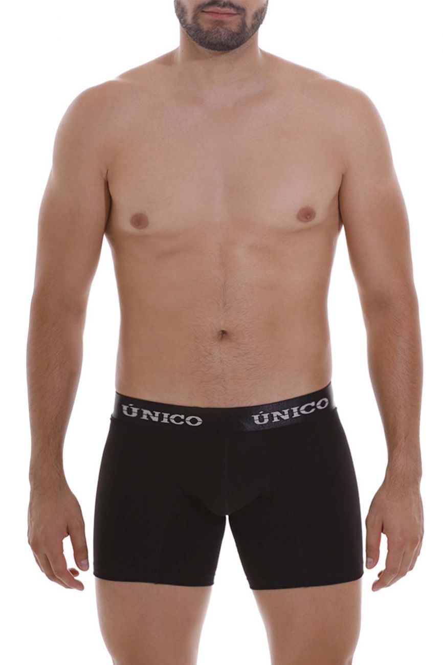 Unico 22120100203 Intenso A22 Boxer Briefs Color 99-Black - DealByEthan.gay loves Unico