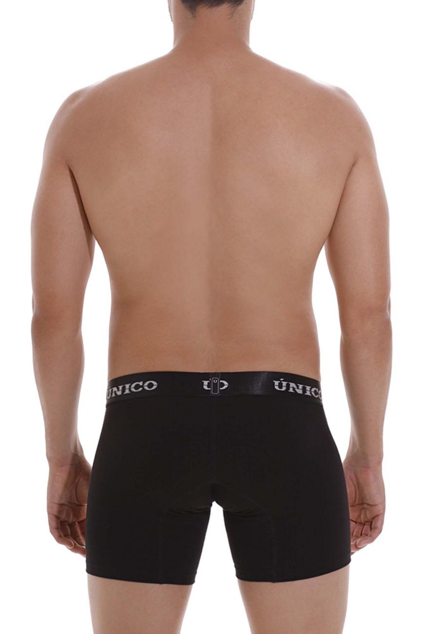 Unico 22120100203 Intenso A22 Boxer Briefs Color 99-Black - DealByEthan.gay loves Unico