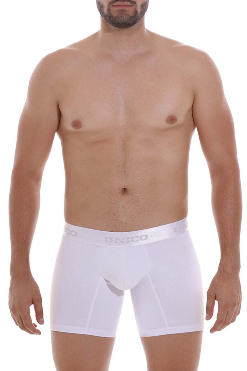 Unico 22120100205 Cristalino M22 Boxer Briefs Color 00-White - DealByEthan.gay loves Unico