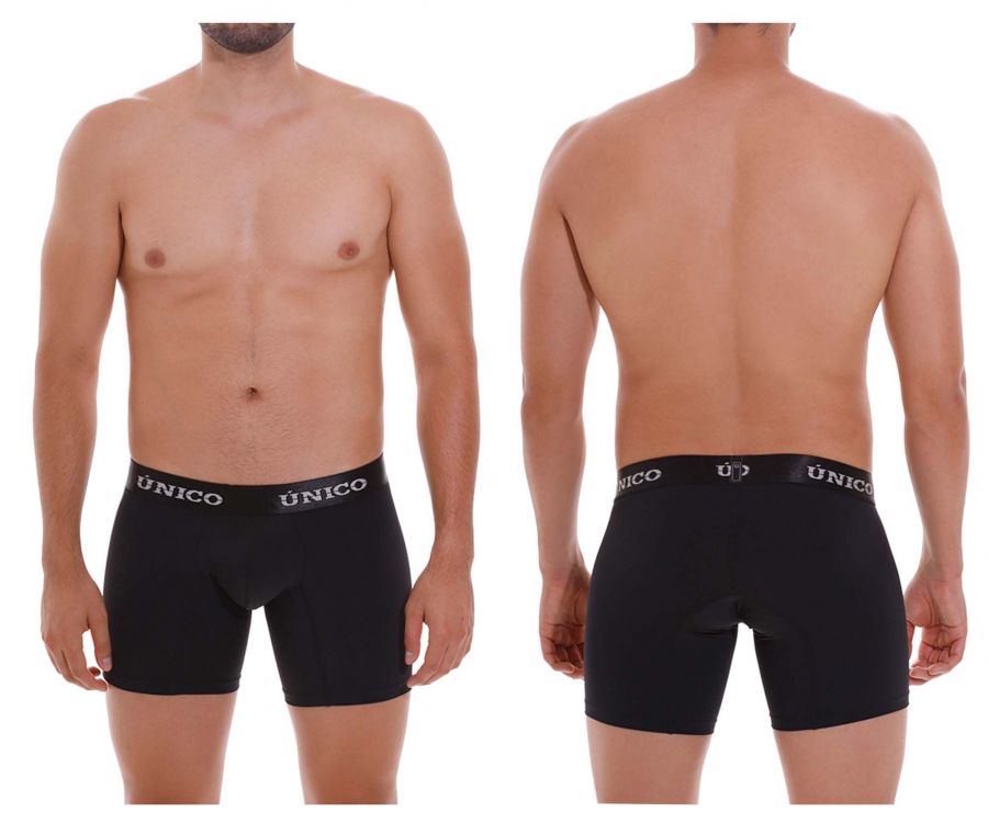 Unico 22120100207 Intenso M22 Boxer Briefs Color 99-Black - DealByEthan.gay loves Unico