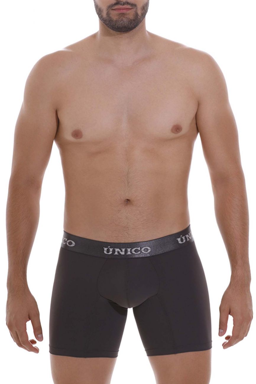 Unico 22120100208 Asfalto M22 Boxer Briefs Color 96-Dark Gray - DealByEthan.gay loves Unico