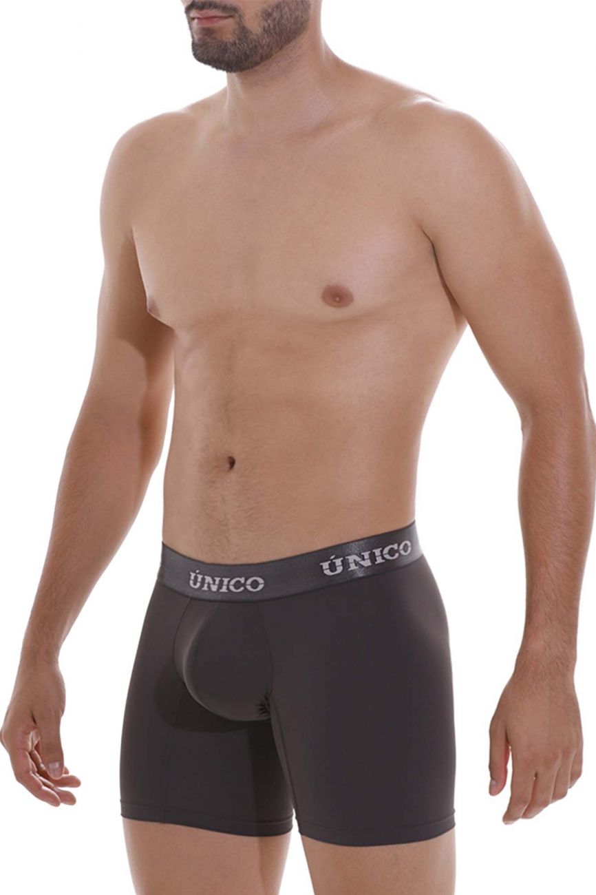 Unico 22120100208 Asfalto M22 Boxer Briefs Color 96-Dark Gray - DealByEthan.gay loves Unico