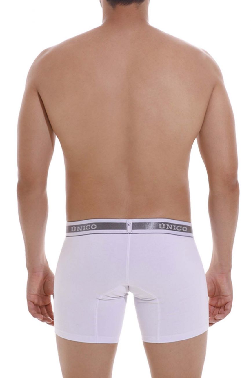 Unico 22120100209 Lustre A22 Boxer Briefs Color 00-White - DealByEthan.gay loves Unico