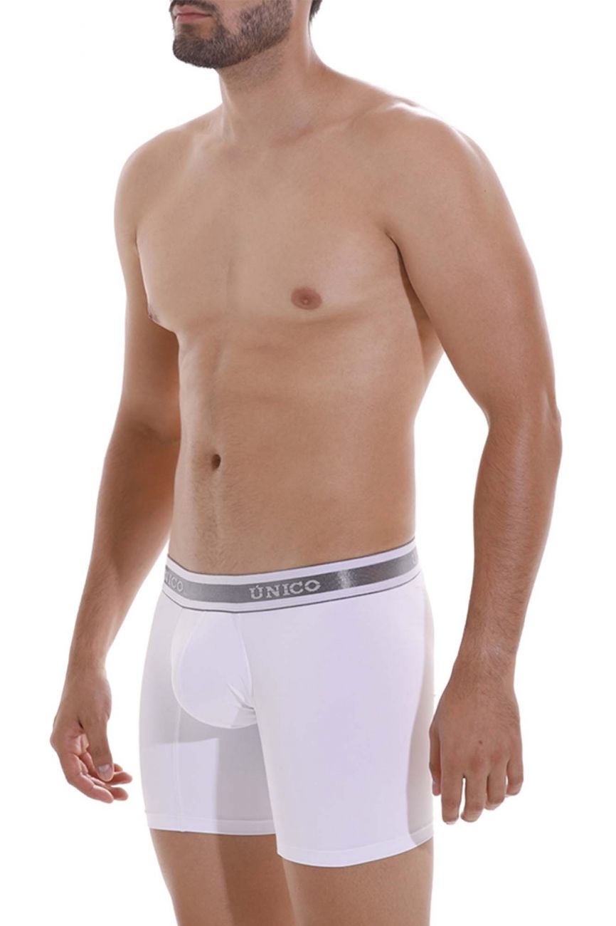Unico 22120100209 Lustre A22 Boxer Briefs Color 00-White - DealByEthan.gay loves Unico