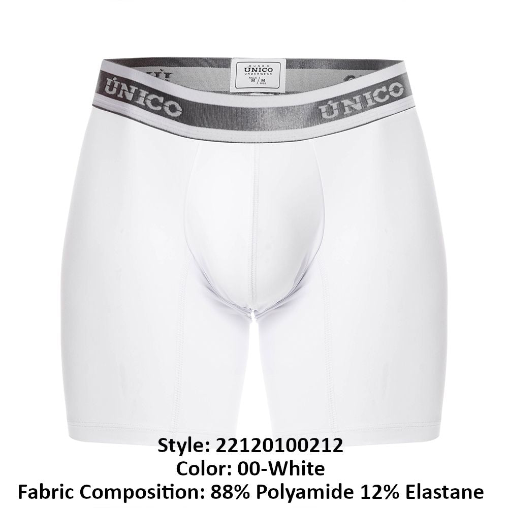 Unico 22120100212 Lustre M22 Boxer Briefs Color 00-White - DealByEthan.gay loves Unico